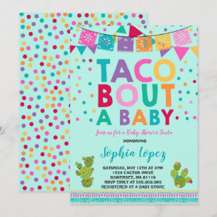 Invitation au Baby shower de Fiesta Taco Bout A Ba
