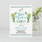 Invitation au Baby shower de Fiesta Taco Bout A Ba (Debout devant)
