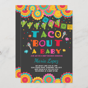 Invitation au Baby shower de Fiesta Taco Bout A Ba