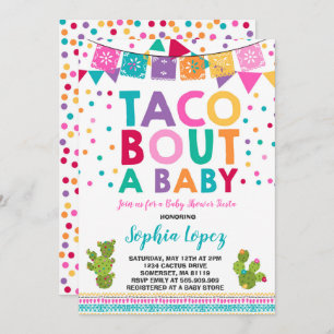 Invitation au Baby shower de Fiesta Taco Bout A Ba