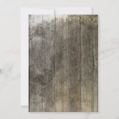 Invitation au Baby shower de flocon de neige en hi (Dos)