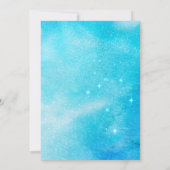 Invitation au Baby shower de garçon sur la lune -  (Dos)