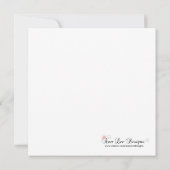 Invitation au Baby shower de Jacquard EMO Rocker 5 (Dos)