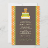 Invitation au Baby shower de la Chouette sucrée (Dos)