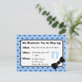Invitation au Baby shower de la cravate de la Mous (Debout devant)
