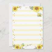 Invitation au Baby shower de la fête de la mère à (Dos)