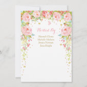 Invitation au Baby shower de la fille papillon flo (Dos)