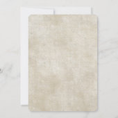 Invitation au Baby shower de la forêt d'ours de Ma (Dos)