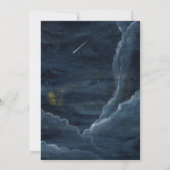 Invitation au Baby shower de la Lune (Dos)