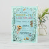 Invitation au Baby shower de la mer (Debout devant)