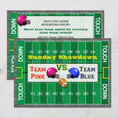 Invitation au Baby shower de la révélation de l'ég (Devant / Derrière)