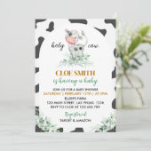 Invitation au Baby shower de la Vache Sainte (Debout devant)
