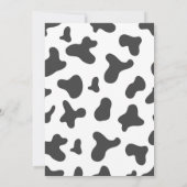 Invitation au Baby shower de la Vache Sainte (Dos)