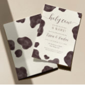 Invitation au Baby shower de la Vache Sainte