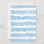 Invitation au baby shower de lion pour l'aquarelle (Dos)