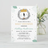 Invitation au Baby shower de Lion sauvage (Debout devant)