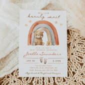 Invitation au Baby shower de l'ours de Boho | Bébé