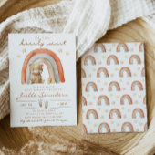 Invitation au Baby shower de l'ours de Boho | Bébé