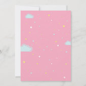 invitation au baby shower de l'ours mignon (Dos)