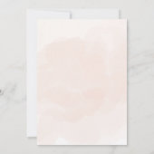 Invitation au Baby shower de l'ours mou (Dos)