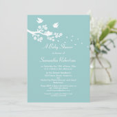 Invitation au Baby shower de nidification des oise (Debout devant)
