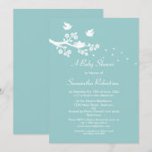 Invitation au Baby shower de nidification des oise (Devant / Derrière)