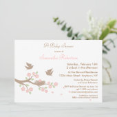 Invitation au Baby shower de nidification des oise (Debout devant)