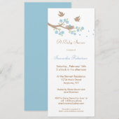 Invitation au Baby shower de nidification des oise (Devant / Derrière)