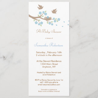 Invitation au Baby shower de nidification des oise