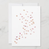 invitation au baby shower de panier de pâques (Dos)