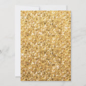 Invitation au Baby shower de Parties scintillant d (Dos)