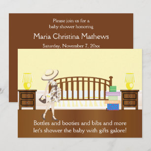 Invitation au Baby shower de pépinière
