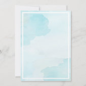 Invitation au Baby shower de plage de sable Dollar (Dos)