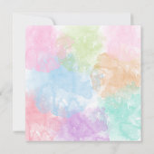 Invitation au Baby shower de révélation de bébés a (Dos)