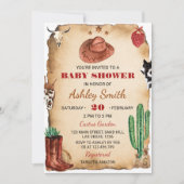 Invitation au Baby shower de rodéo Western Cowboy (Devant)