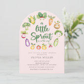 Invitation au Baby shower de Sprout doux (Debout devant)
