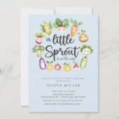 Invitation au Baby shower de Sprout doux (Devant)