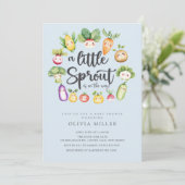 Invitation au Baby shower de Sprout doux (Debout devant)
