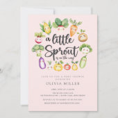 Invitation au Baby shower de Sprout doux (Devant)