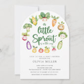Invitation au Baby shower de Sprout doux (Devant)