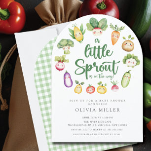Invitation au Baby shower de Sprout doux