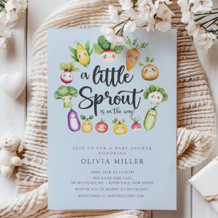 Invitation au Baby shower de Sprout doux