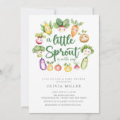 Invitation au Baby shower de Sprout doux (Devant)