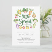 Invitation au Baby shower de Sprout doux (Debout devant)