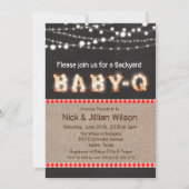 Invitation au Baby shower de tableau de bord du ba (Devant)