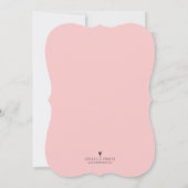 Invitation au Baby shower de tableau de bord / Fil (Dos)