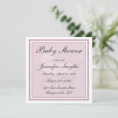  Invitation au Baby shower de transport de bébés r (Debout devant)