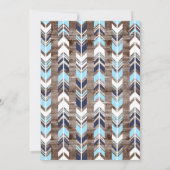 Invitation au Baby shower Deer Woodland (Dos)