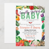 Invitation au Baby shower des agriculteurs (Devant / Derrière)