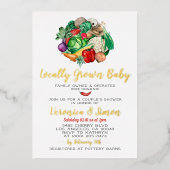 Invitation au Baby shower des agriculteurs (Recto)